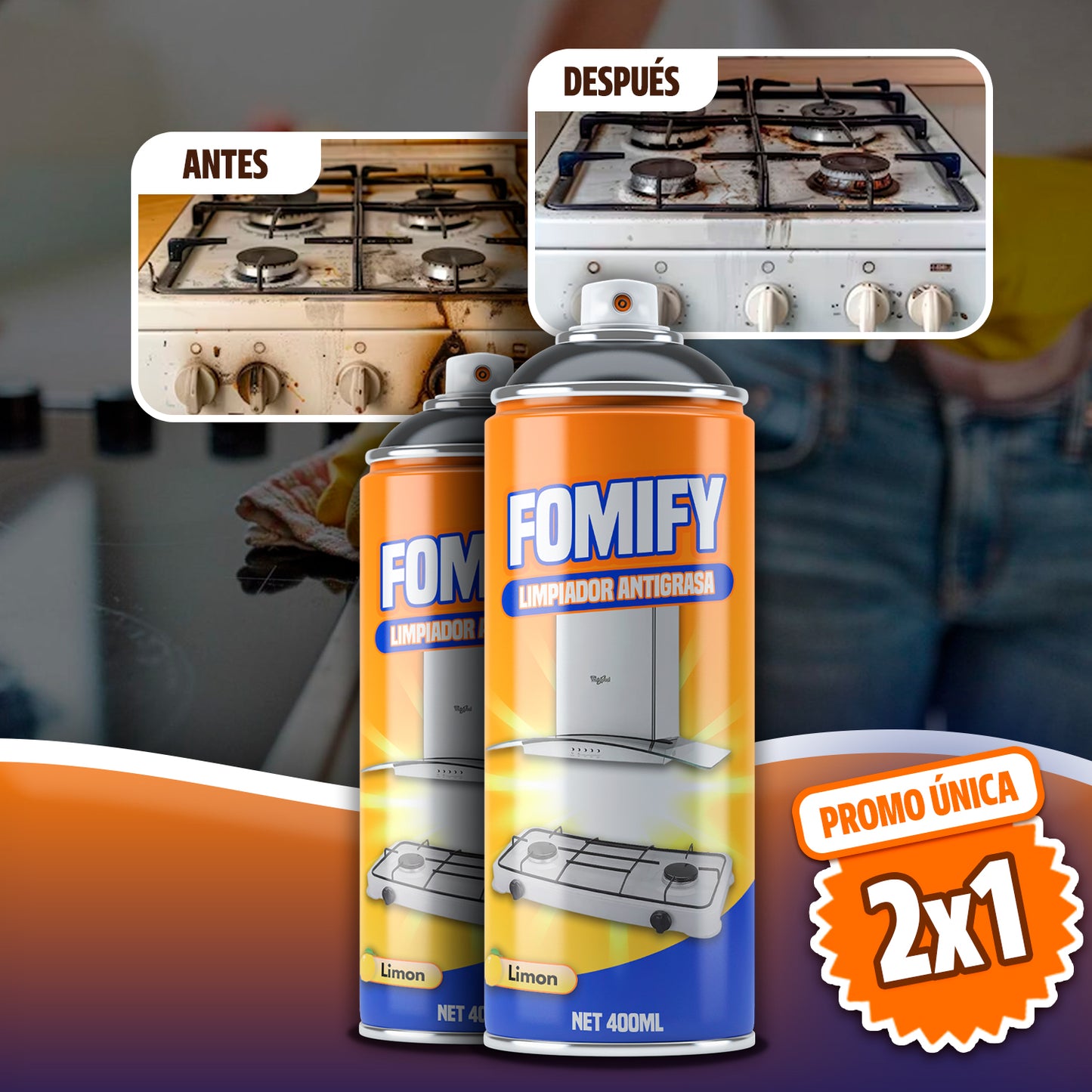 2x1 FOMIFY | LIMPIADOR ANTIGRASA