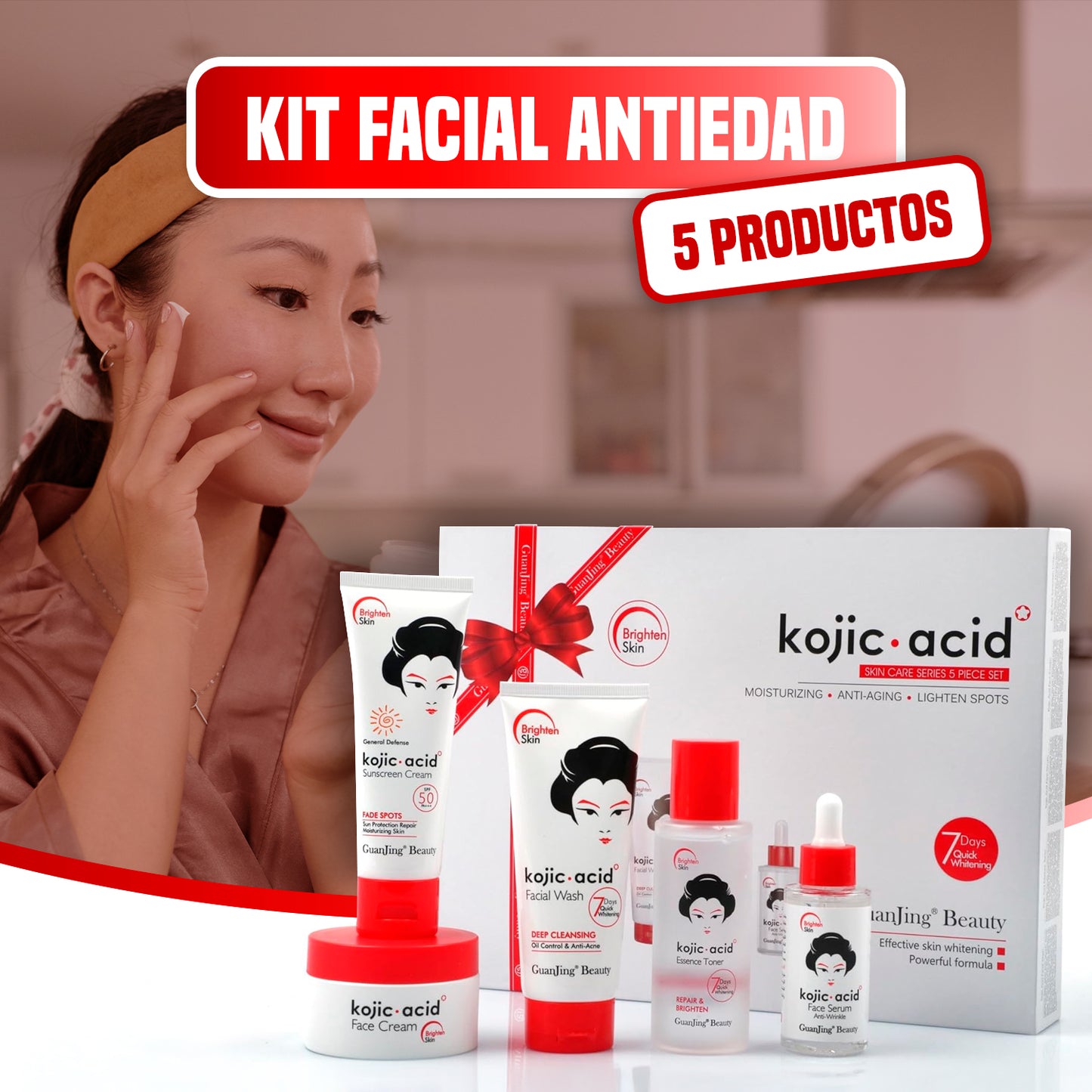 KIT FACIAL ANTIEDAD - KOJIC ACID