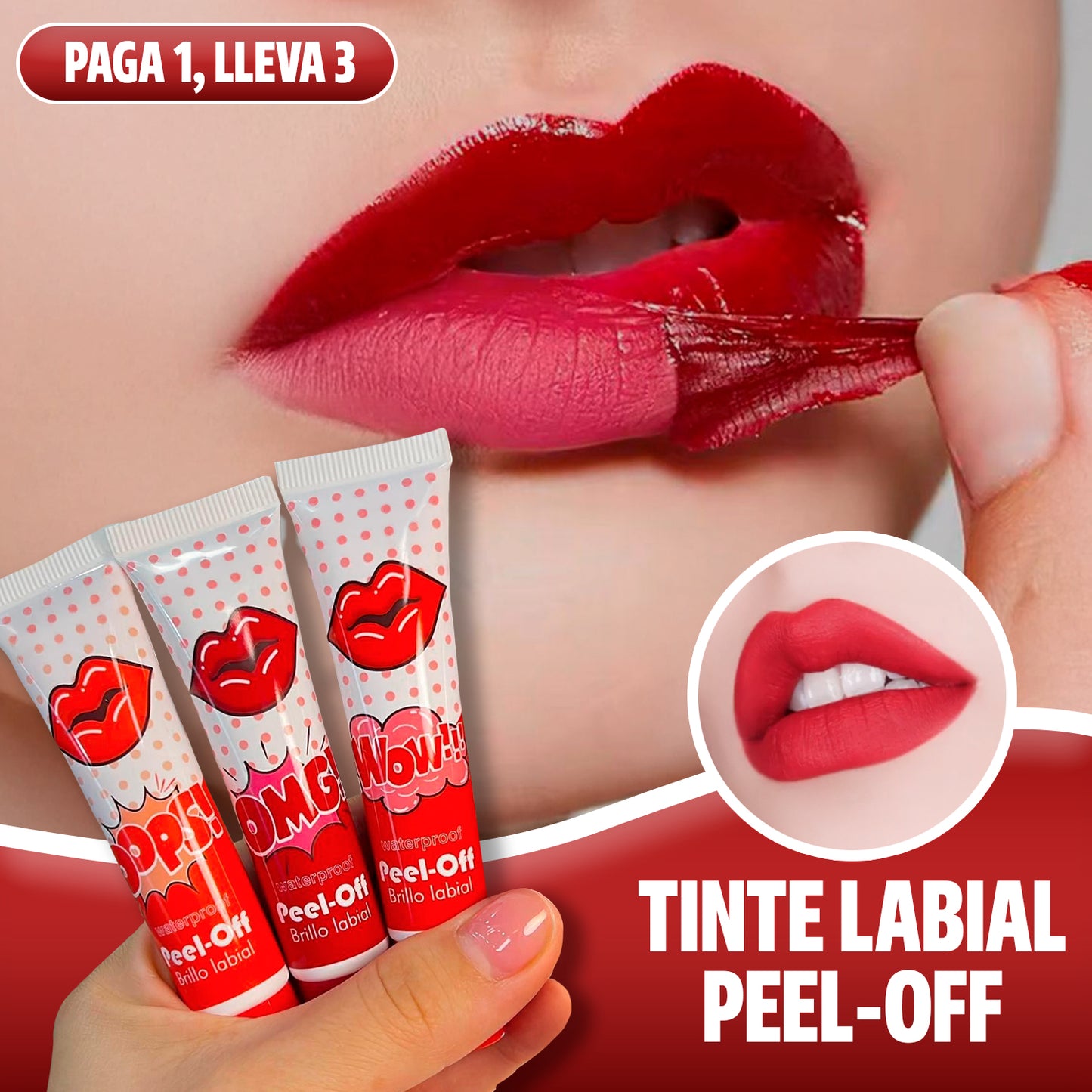 3x1 TINTE LABIAL PEEL-OFF
