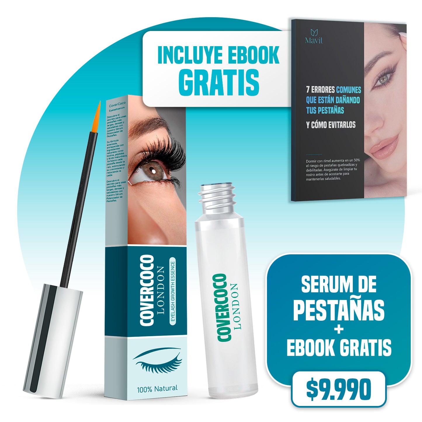 SERUM DE PESTAÑAS + EBOOK GRATIS
