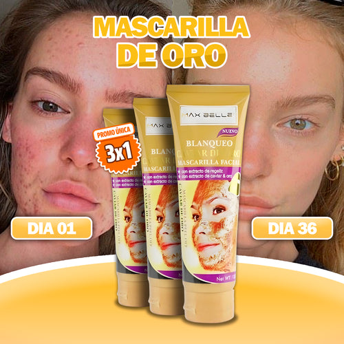 3x1 MASCARILLA DE ORO ANTI IMPERFECCIONES